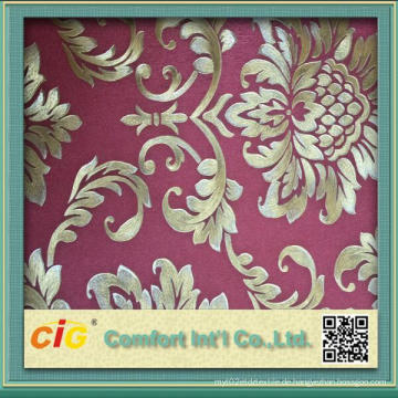 Print und Embossed Design Home Wanddekoration PVC Wallpaper